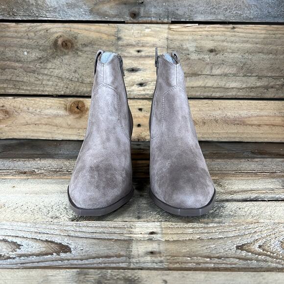 Seychelles Upside Western Bootie - Taupe Suede - 6 - New without box - Picture 2 of 8